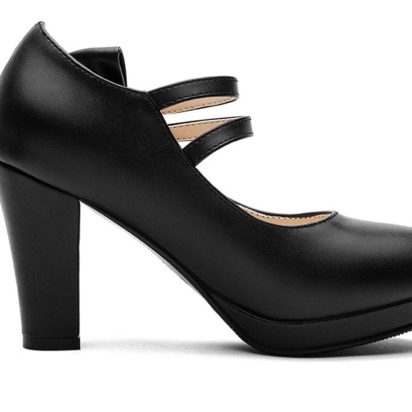 NWOB***ODETINE/Platform Block High Heel Bow Mary Janes Ankle Strap/ SIZE 40/9 - Picture 3 of 9